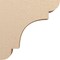 Ekena Millwork 9"W x 36"D x 36"H Thin New Brighton Rough Cedar Woodgrain TimberThane Corbel, Primed Tan CORUR09X36X36NEBRCPR - alternate 2
